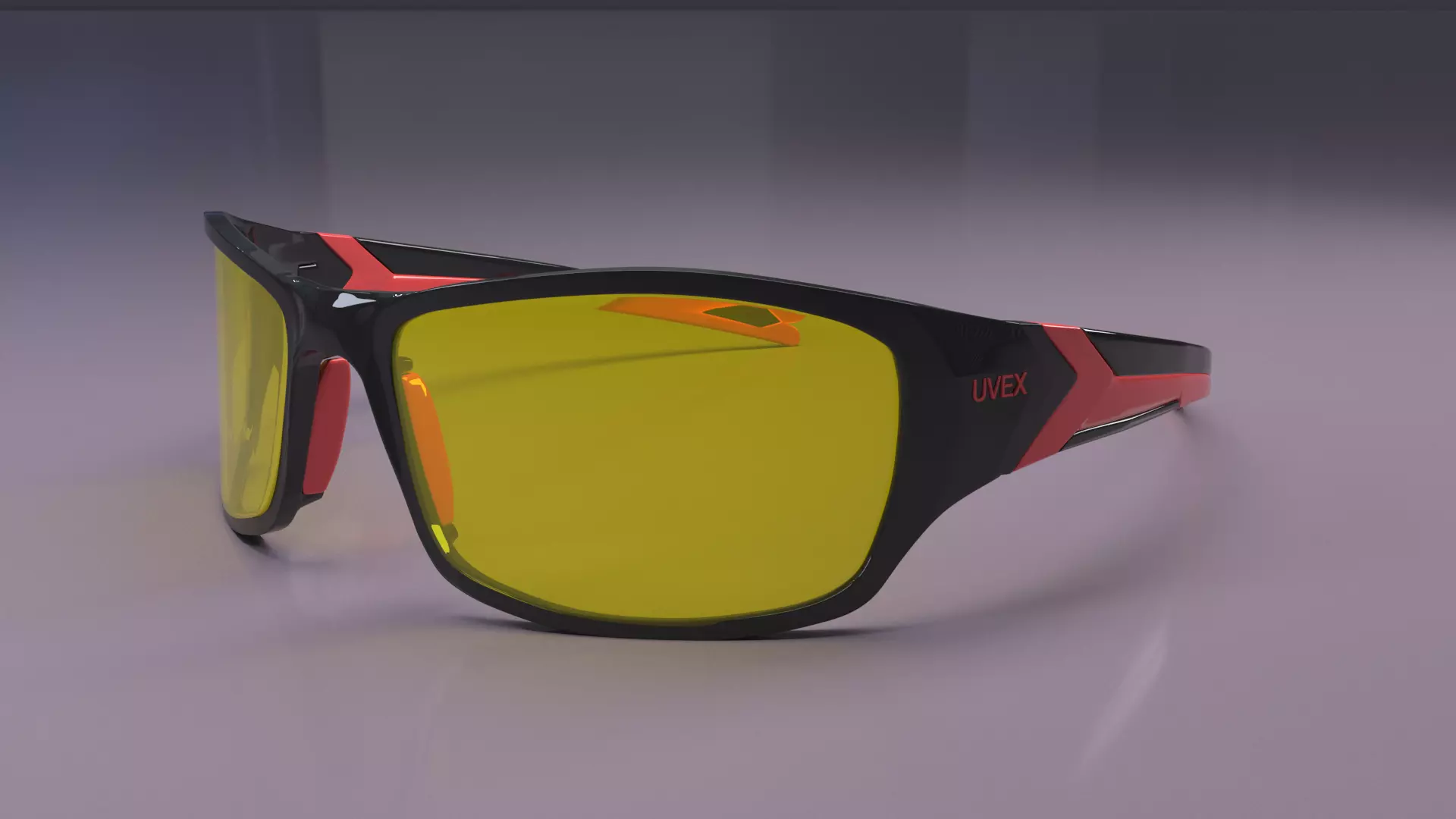 Uvex sportstyle 211 sunglasses Low-poly 3D model_0