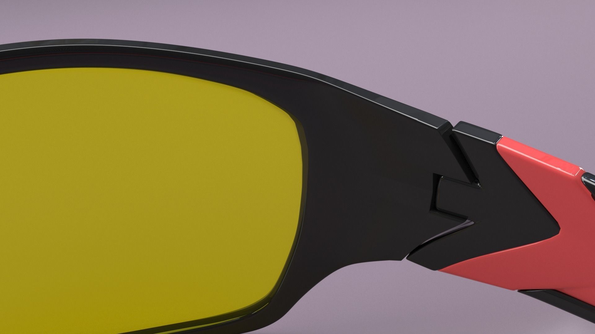 Uvex sportstyle 211 sunglasses Low-poly 3D model_11