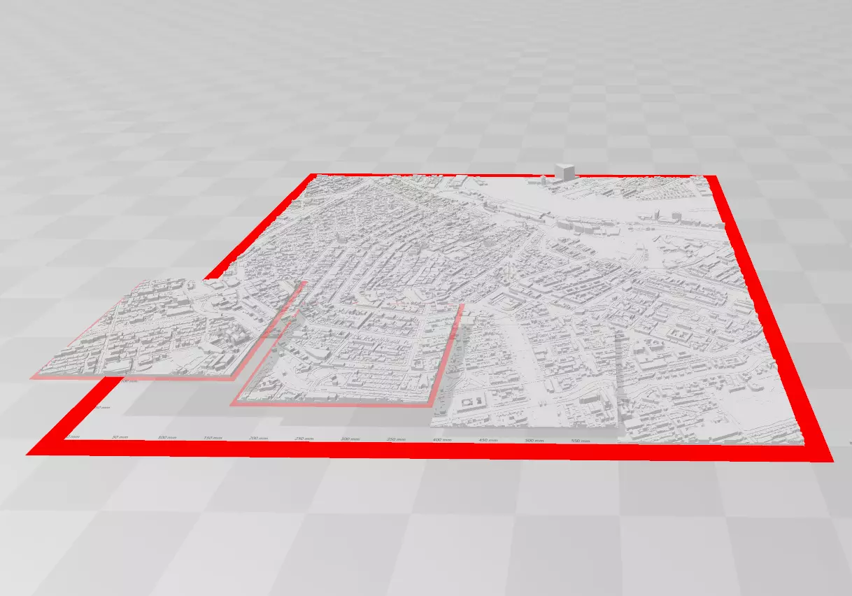 Amsterdam 3D print in parts 3D print model 3D print model