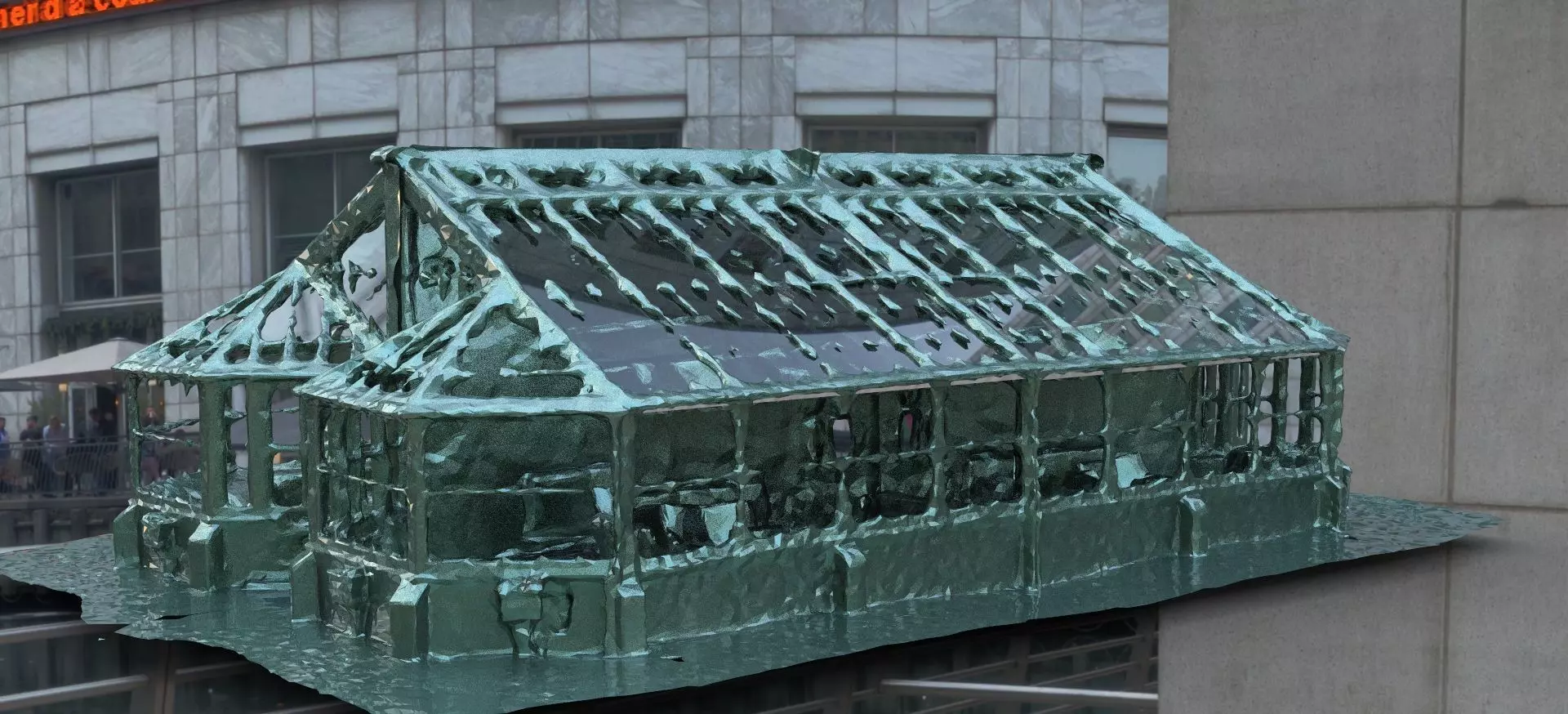 Greenhouse Long 3D model_0