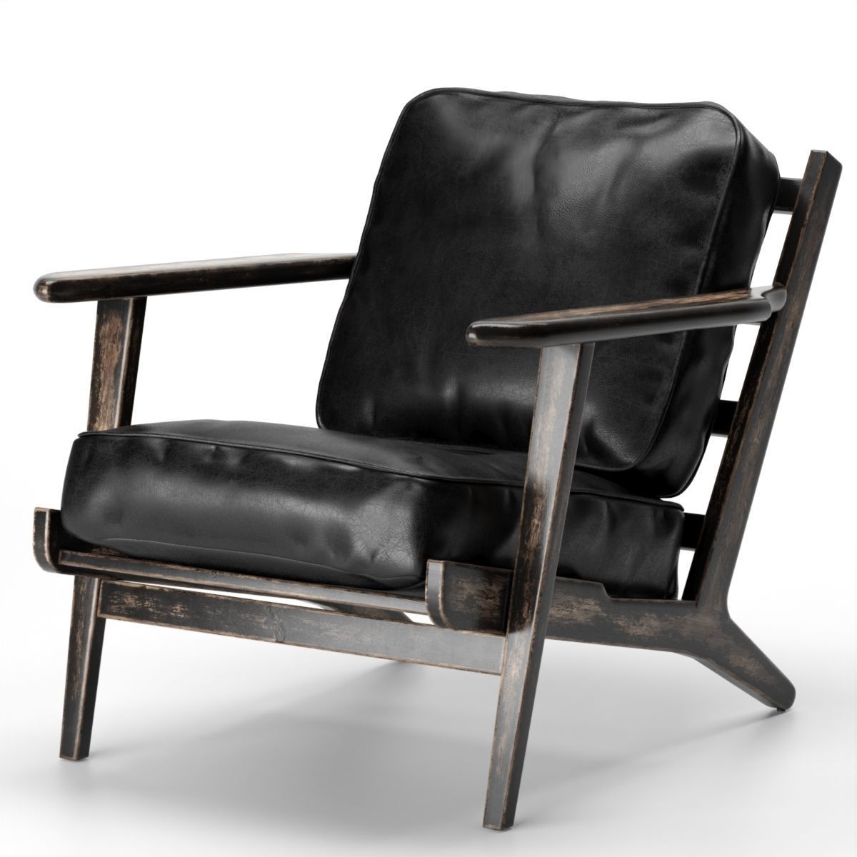 Lounge chair 3D model_1