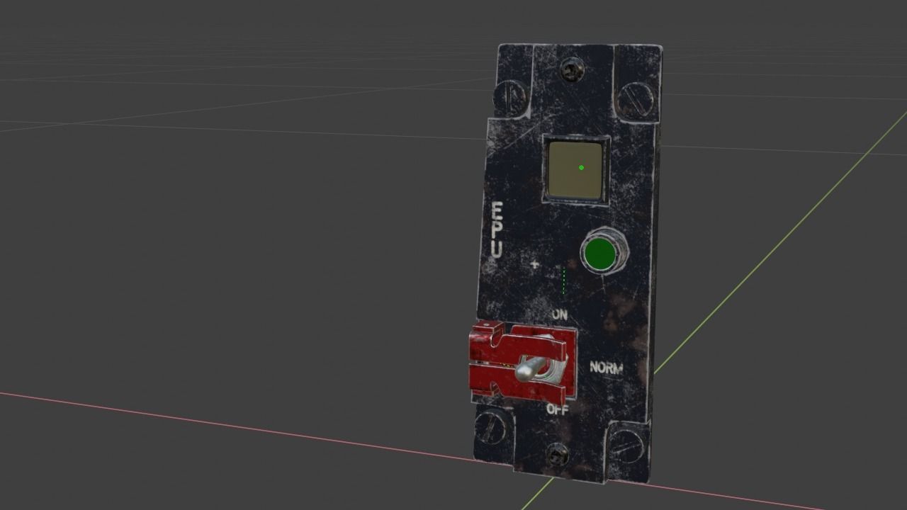 F16 EPU Panel 3D model_6