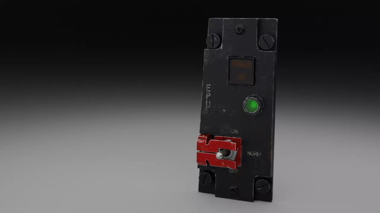 F16 EPU Panel 3D model_0