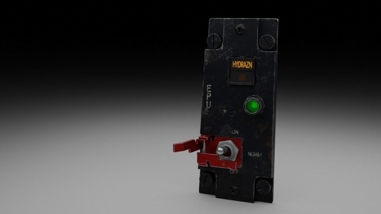 F16 EPU Panel 3D model_8