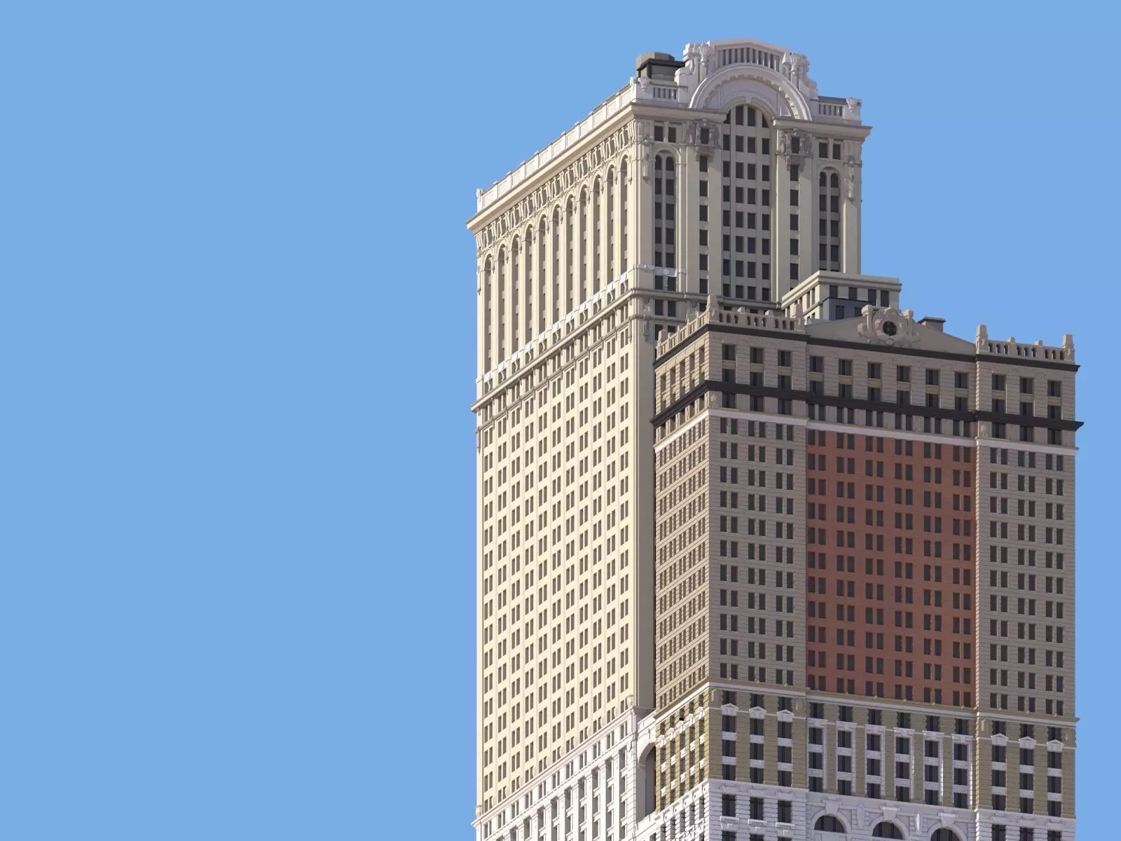 Whitehall Building and Annex 3D print model_0