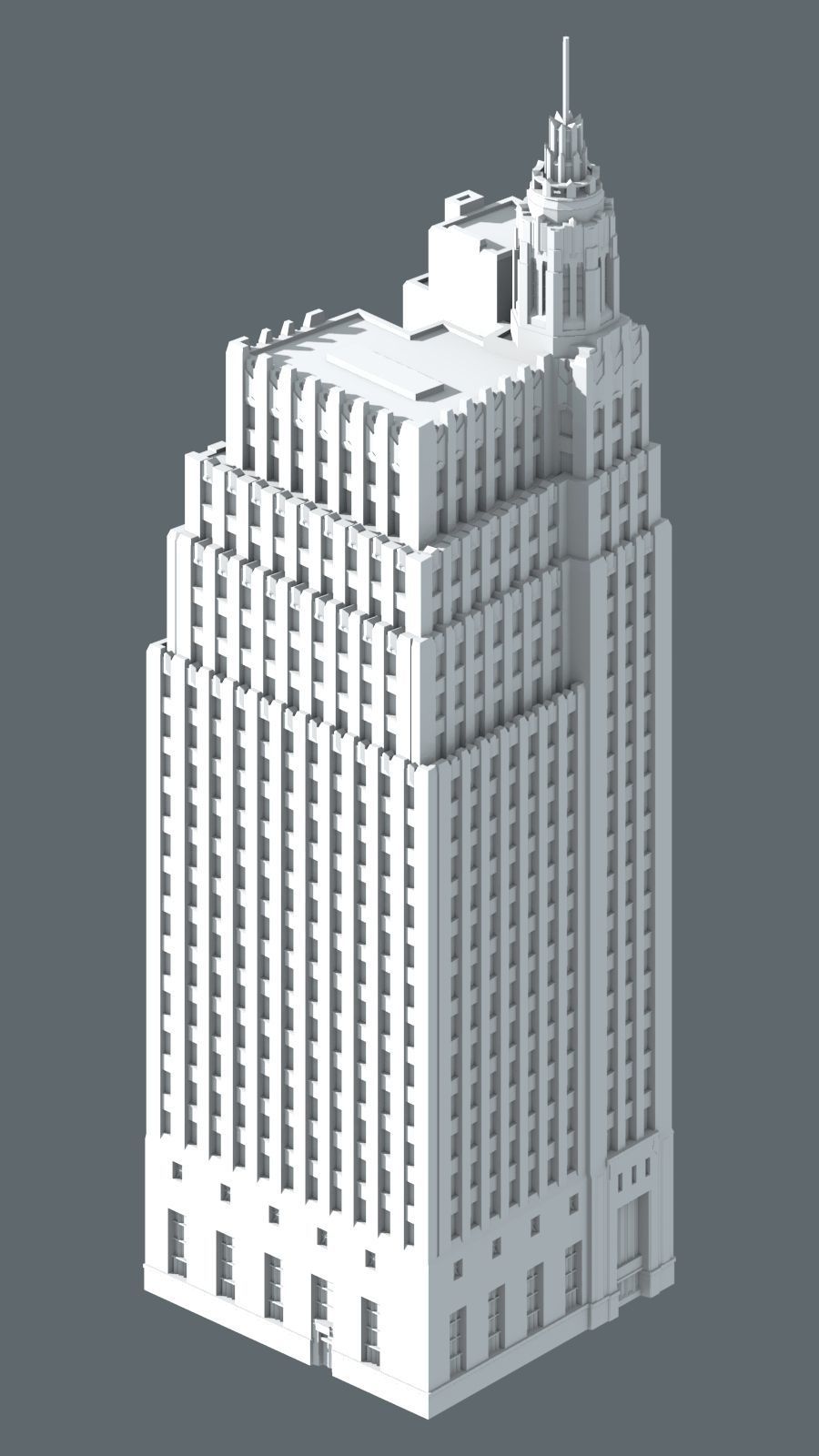 New Orleans Jazz Age Skyscrapers 3D print model_9