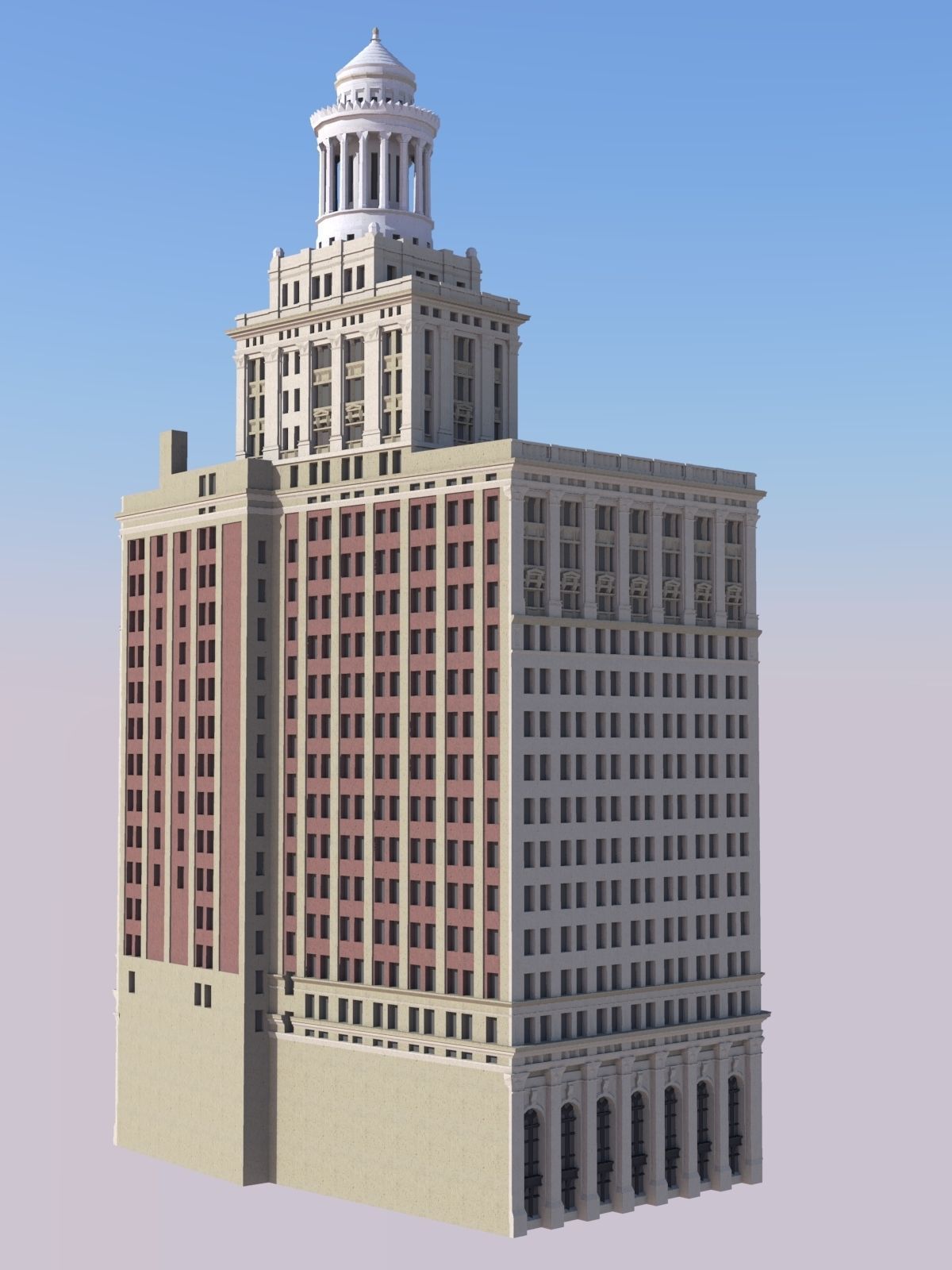 New Orleans Jazz Age Skyscrapers 3D print model_2