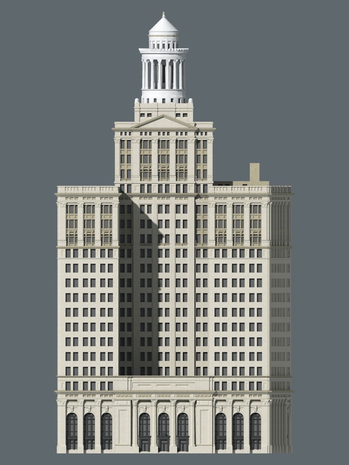 New Orleans Jazz Age Skyscrapers 3D print model_3
