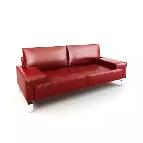 Red Modern Sofa