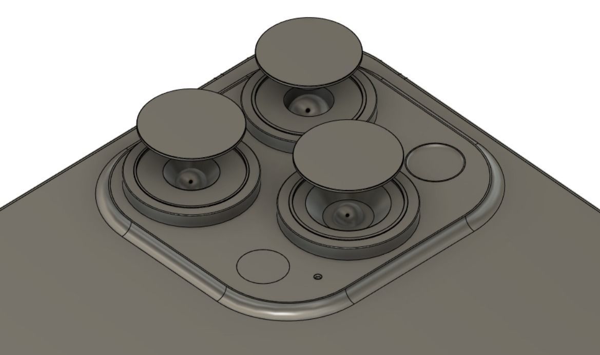 Apple iPhone 13 Pro all colors and new green color for KeyShot 3D model_16