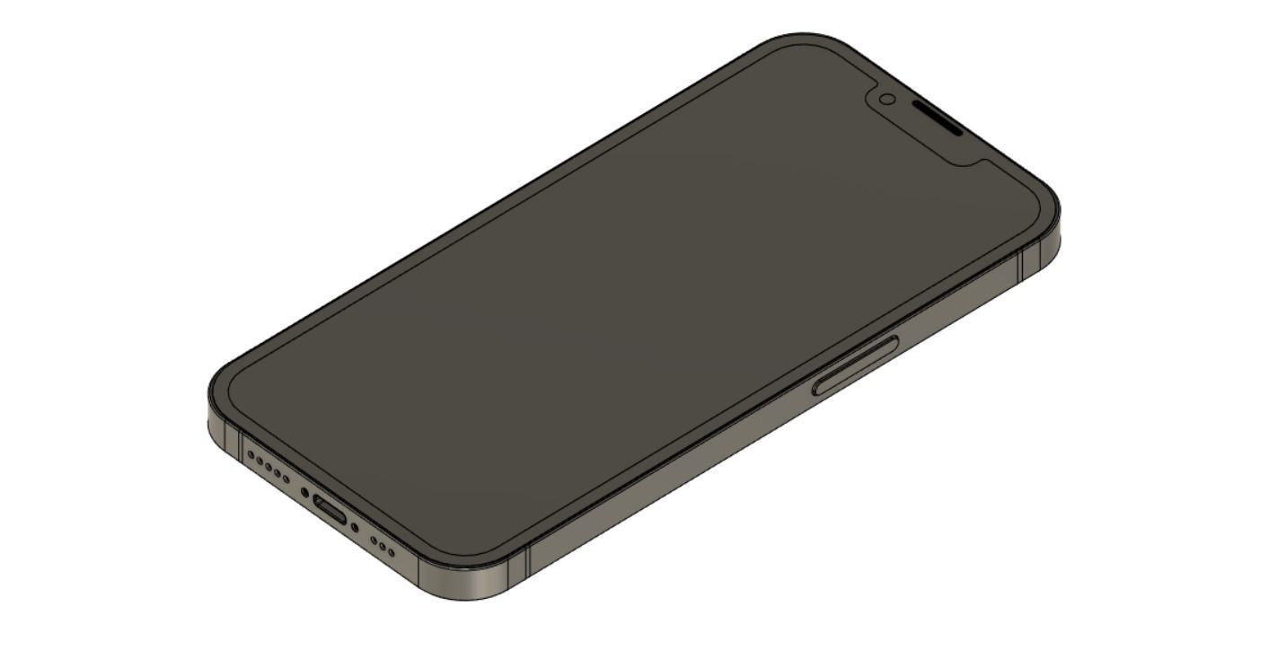 Apple iPhone 13 Pro all colors and new green color for KeyShot 3D model_19