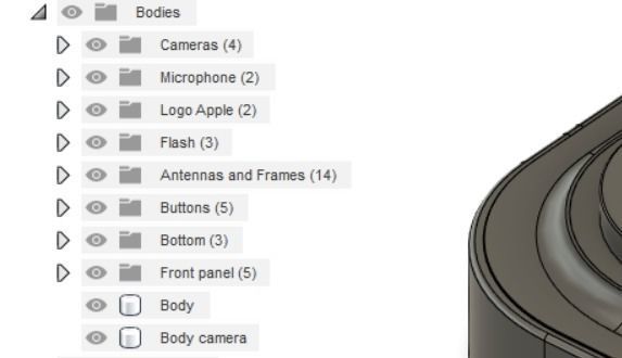 Apple iPhone 13 Pro all colors and new green color for KeyShot 3D model_20