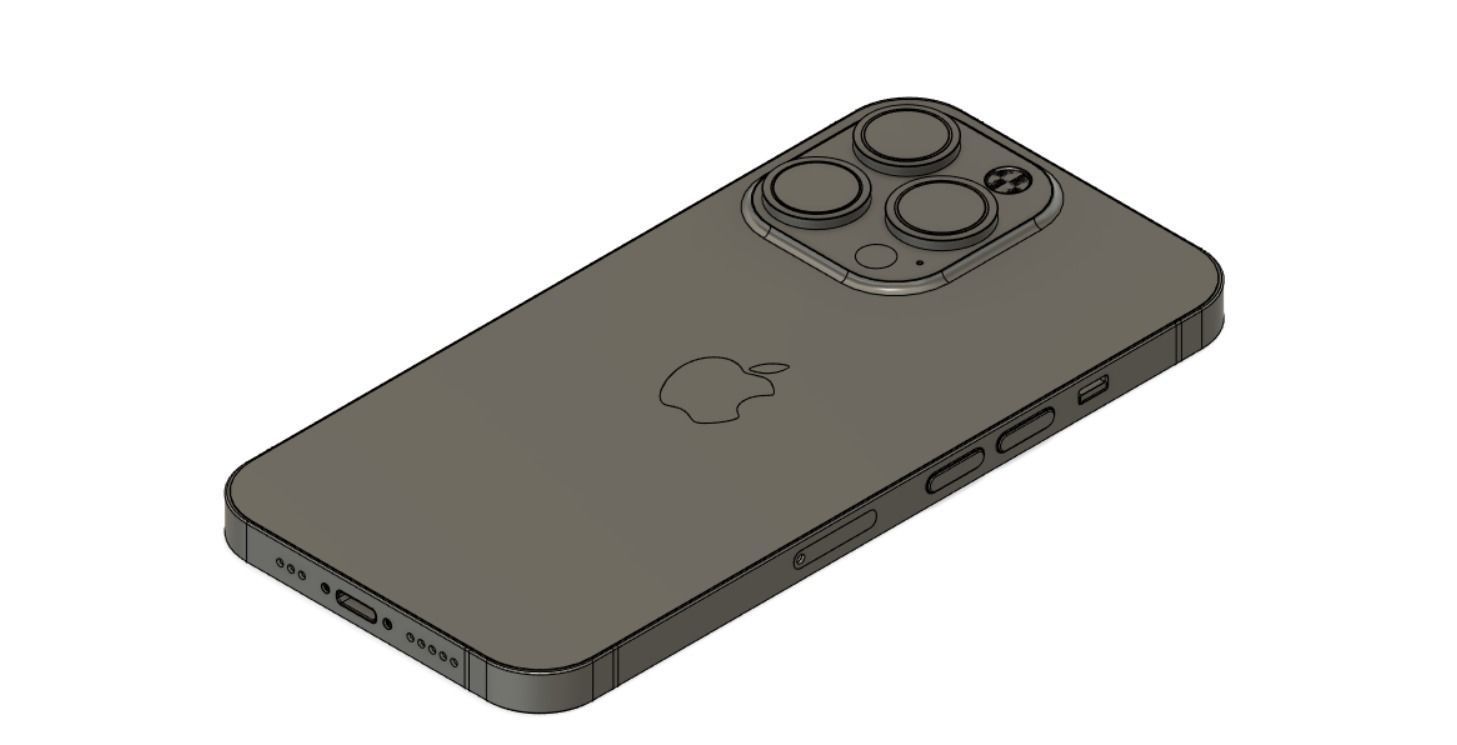 Apple iPhone 13 Pro all colors and new green color for KeyShot 3D model_18