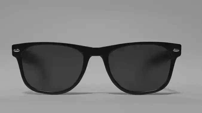 Eye glasses Low-poly 3D model