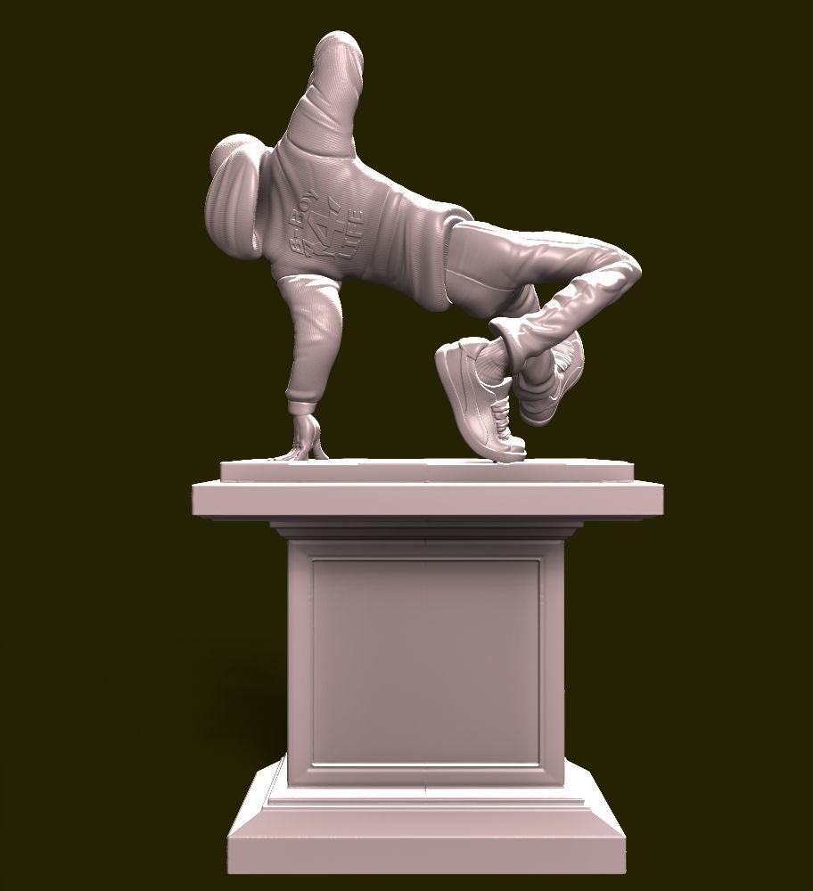B-Boy 4LIfe -22cm 3D print model_8