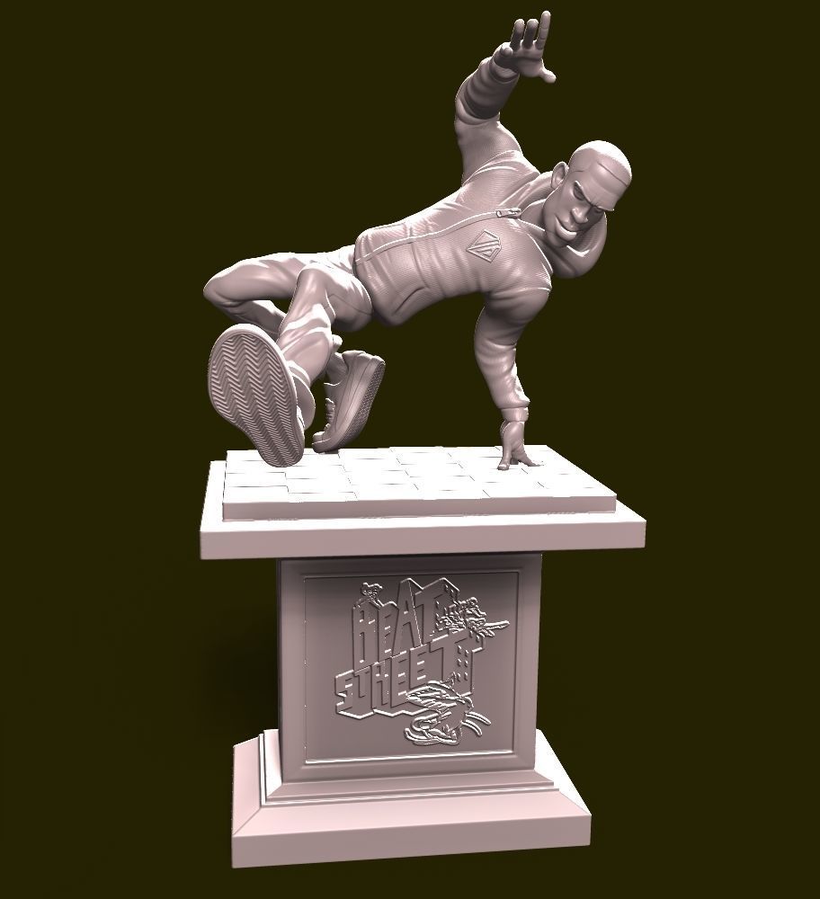 B-Boy 4LIfe -22cm 3D print model_7