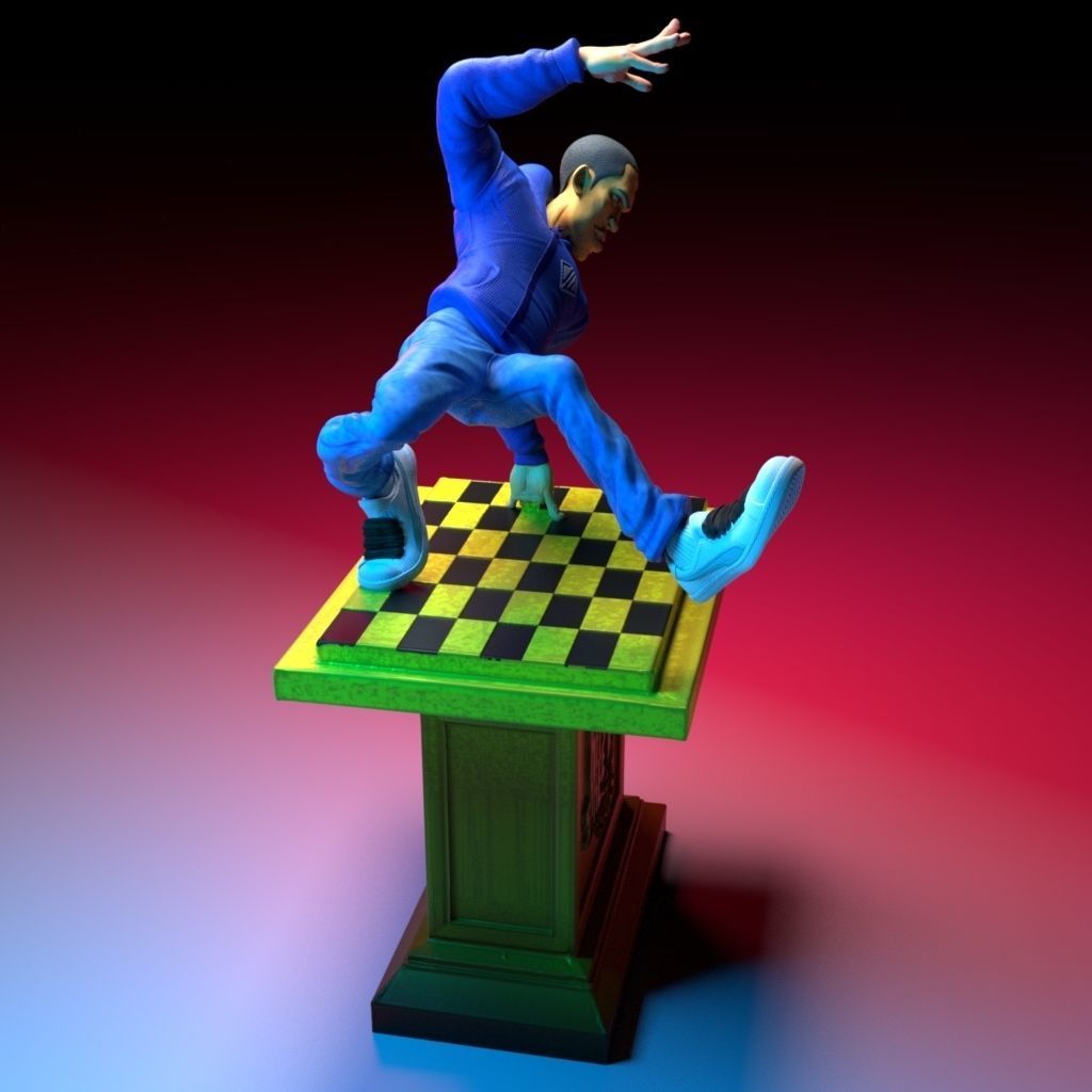 B-Boy 4LIfe -22cm 3D print model_1