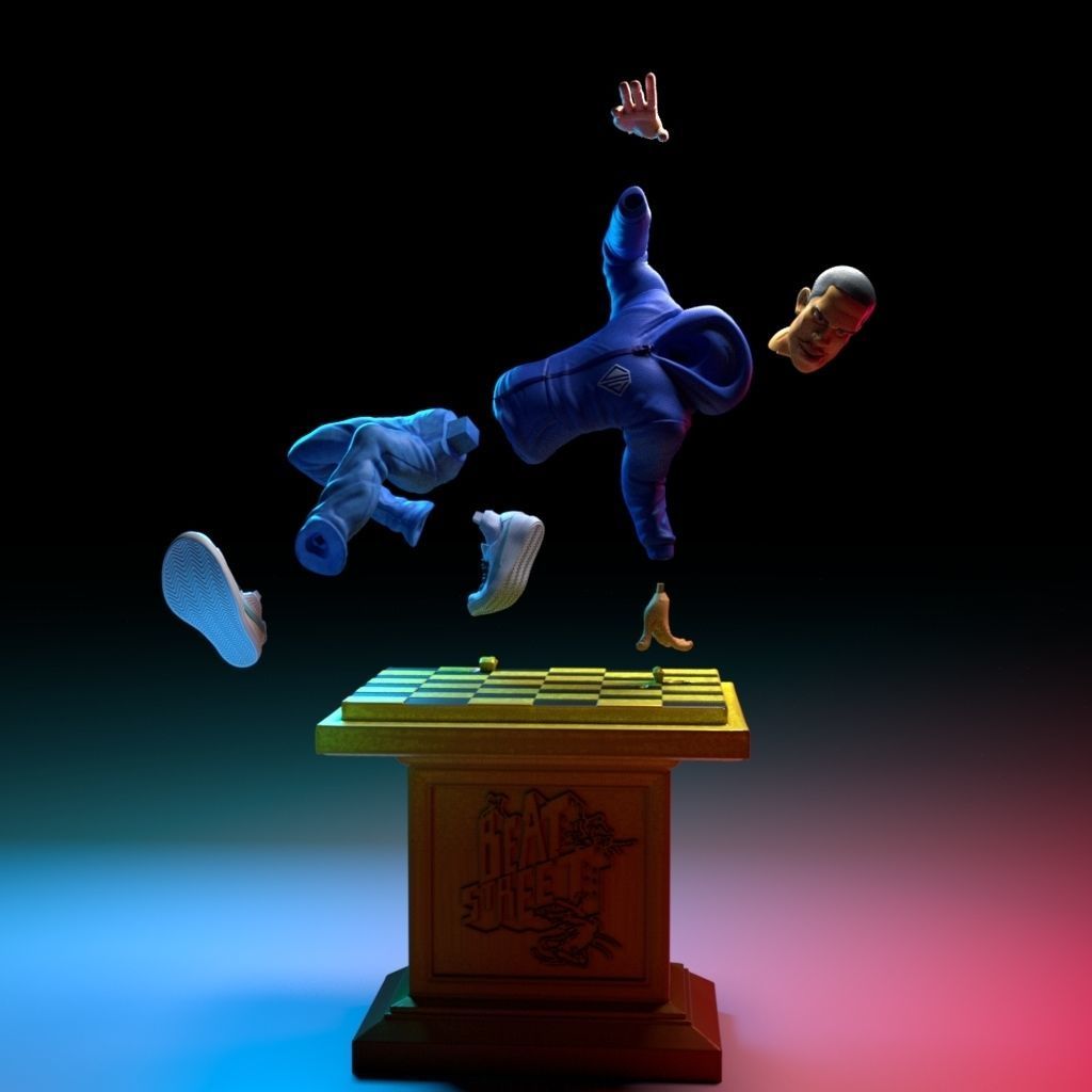 B-Boy 4LIfe -22cm 3D print model_6