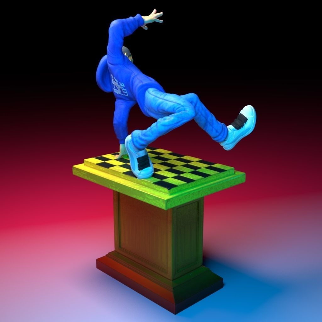 B-Boy 4LIfe -22cm 3D print model_2