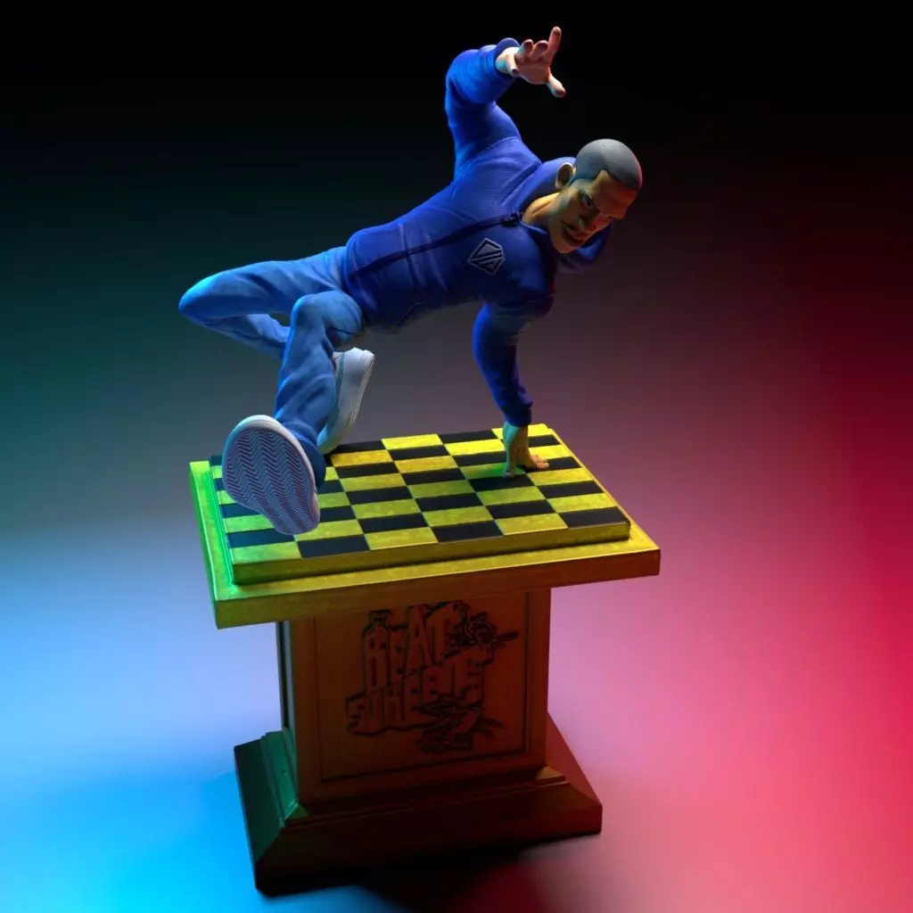 B-Boy 4LIfe -22cm 3D print model_0