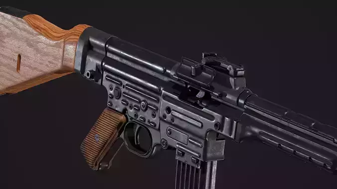 sturmgewehr 44 stg44 Low-poly 3D model