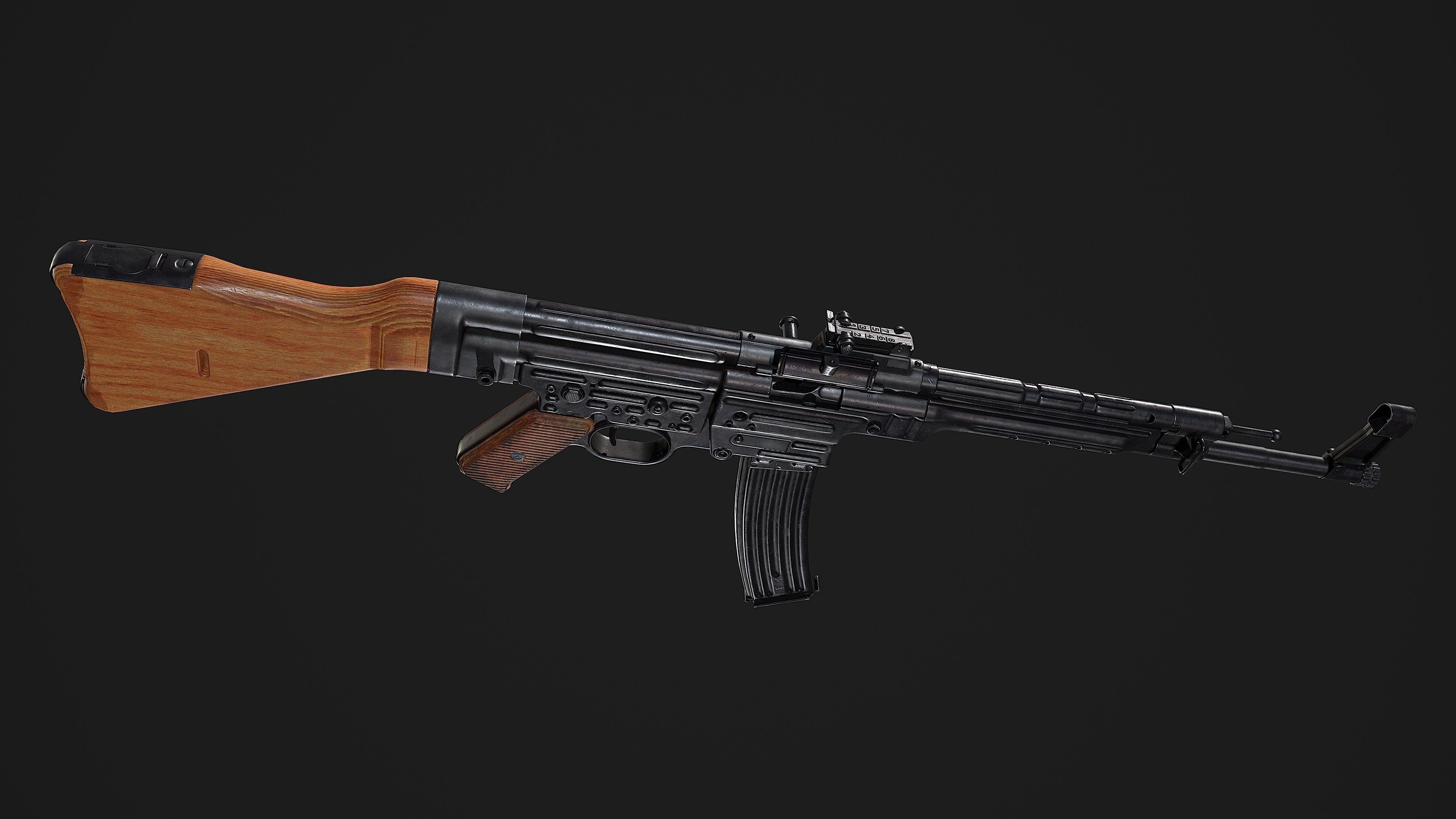 sturmgewehr 44 stg44 Low-poly 3D model_5