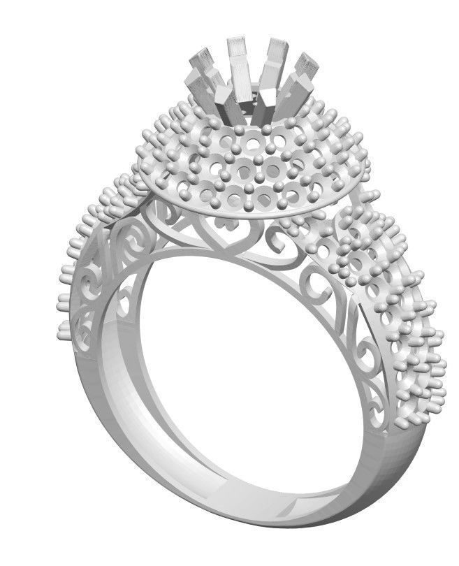 Ring 60 3D print model_1