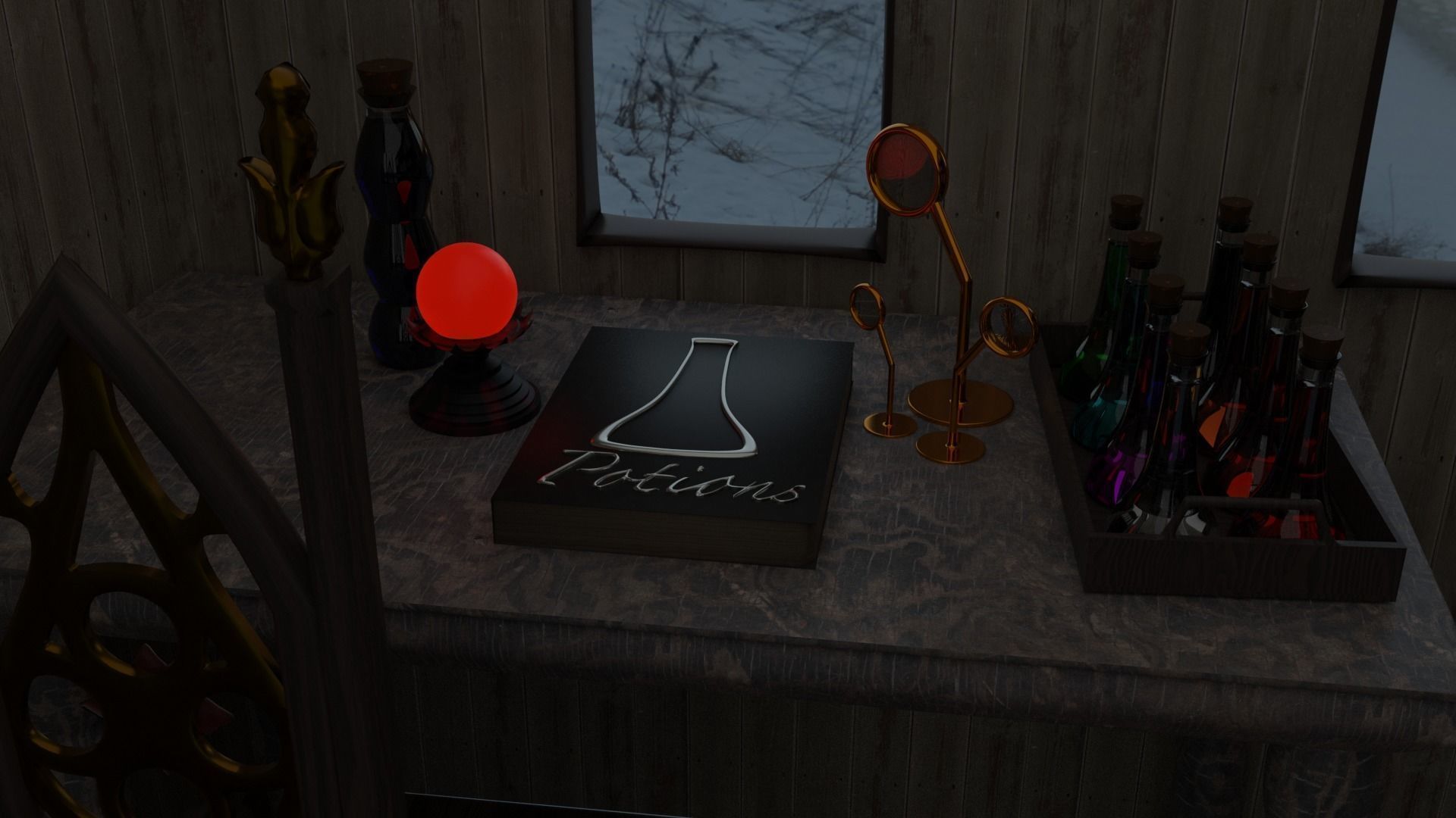 Potion rooms and extras 3D Model Collection_8