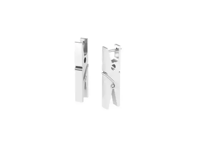 Earrings clothespin ready for 3d print