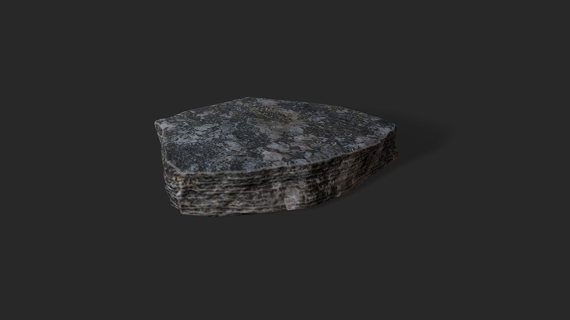 Sandstone Low-poly 3D model_10