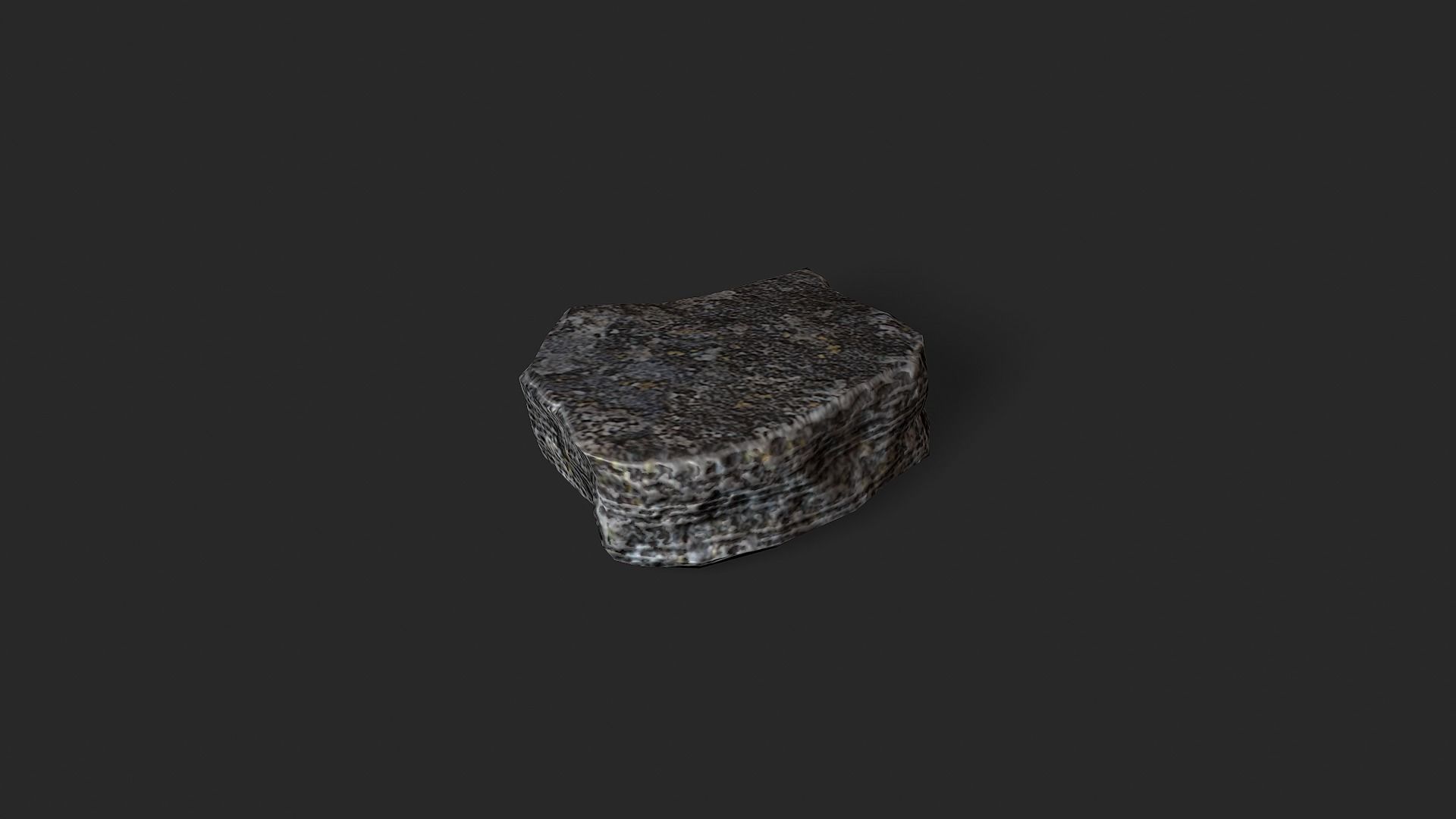 Sandstone Low-poly 3D model_2
