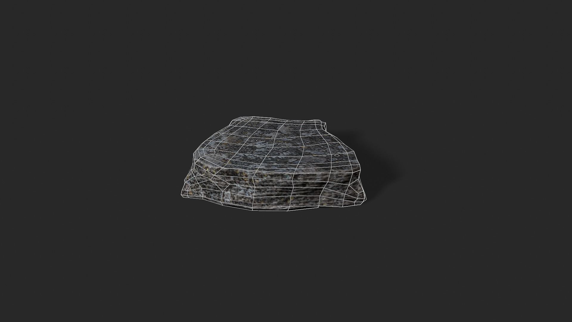 Sandstone Low-poly 3D model_9