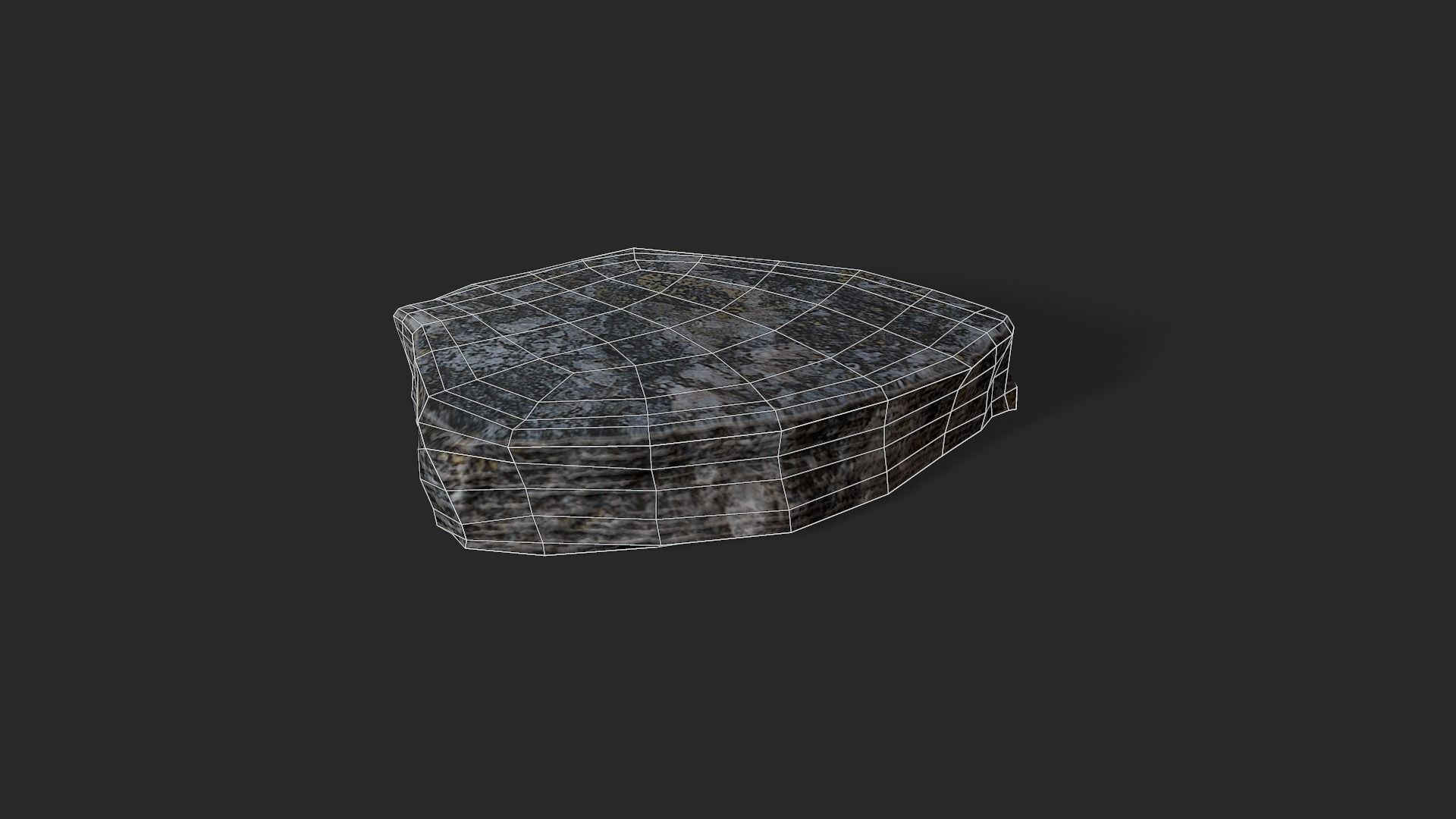 Sandstone Low-poly 3D model_11