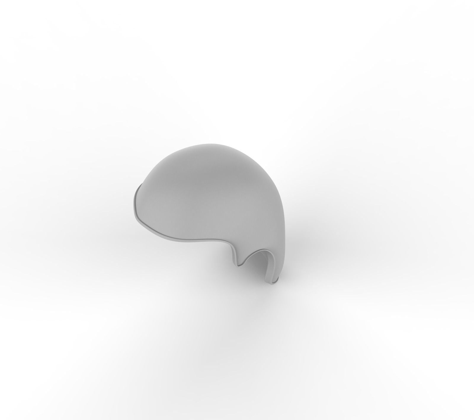 skull versus helmet 3D print model_2