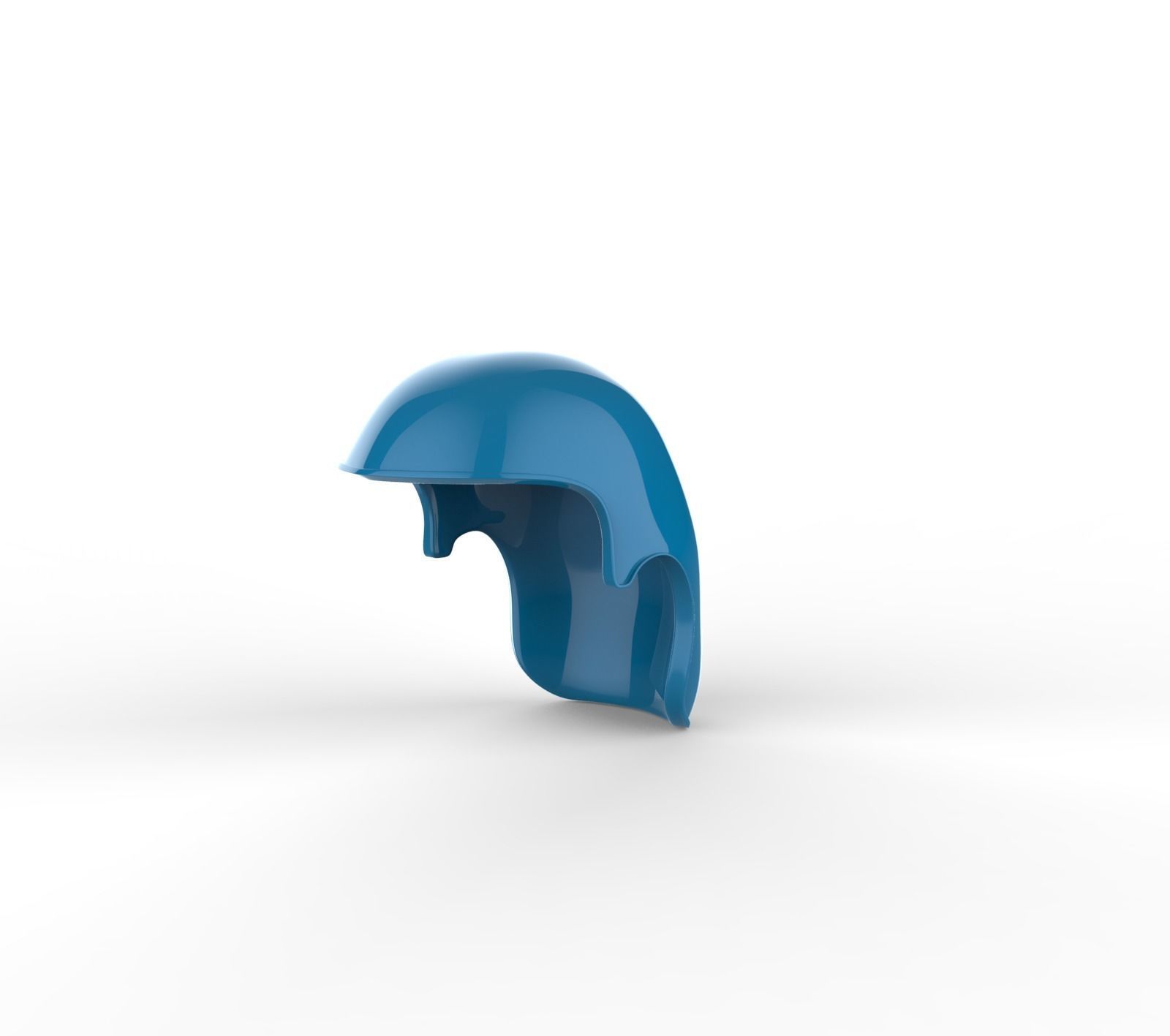 skull versus helmet 3D print model_7
