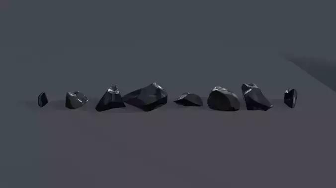 Obsidian stone