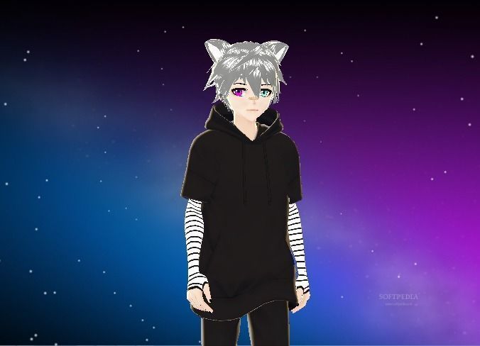 3D male avatar  character for gaming vtubing and for vrchat Low-poly 3D model_7