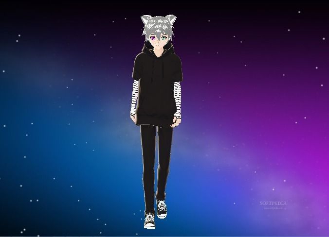 3D male avatar  character for gaming vtubing and for vrchat Low-poly 3D model_8