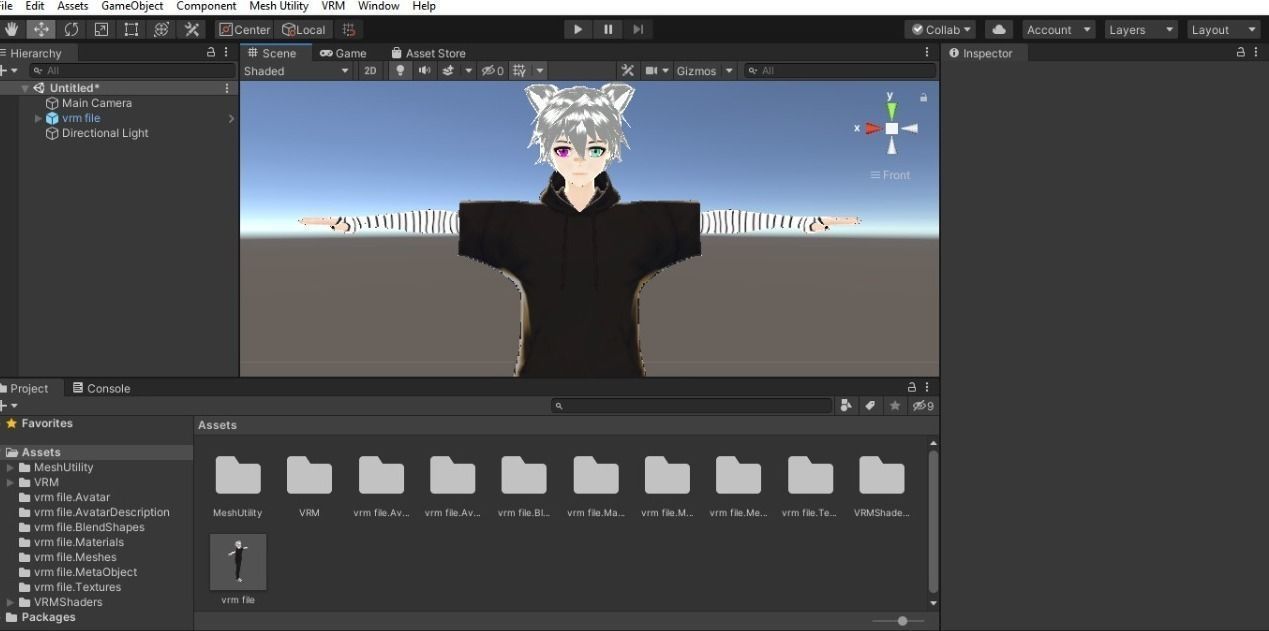 3D male avatar  character for gaming vtubing and for vrchat Low-poly 3D model_12