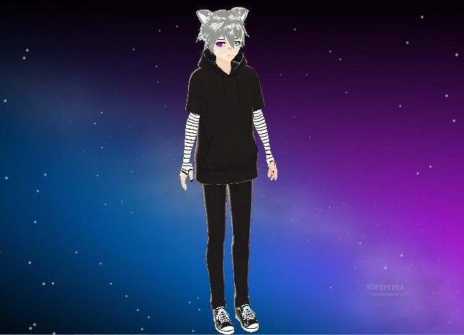 3D male avatar  character for gaming vtubing and for vrchat Low-poly 3D model_10