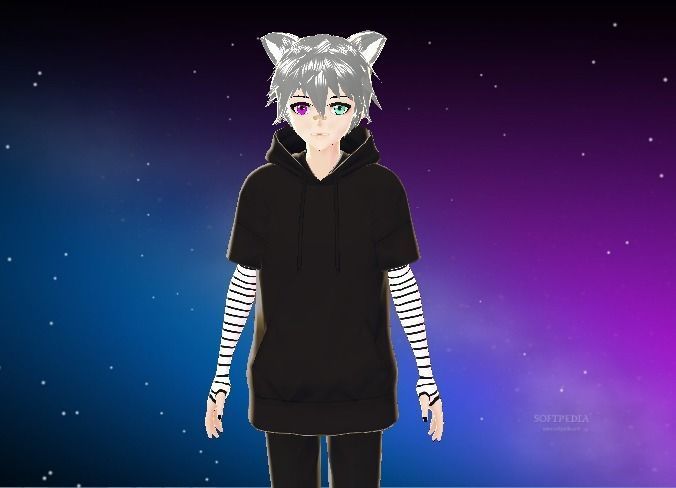 3D male avatar  character for gaming vtubing and for vrchat Low-poly 3D model_6