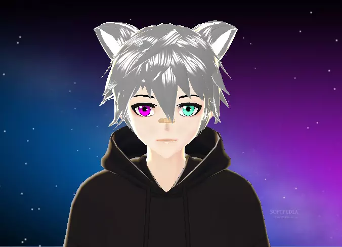 3D male avatar  character for gaming vtubing and for vrchat Low-poly 3D model_0
