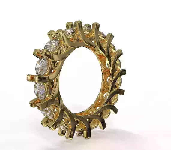 eternity loop ring 3D model