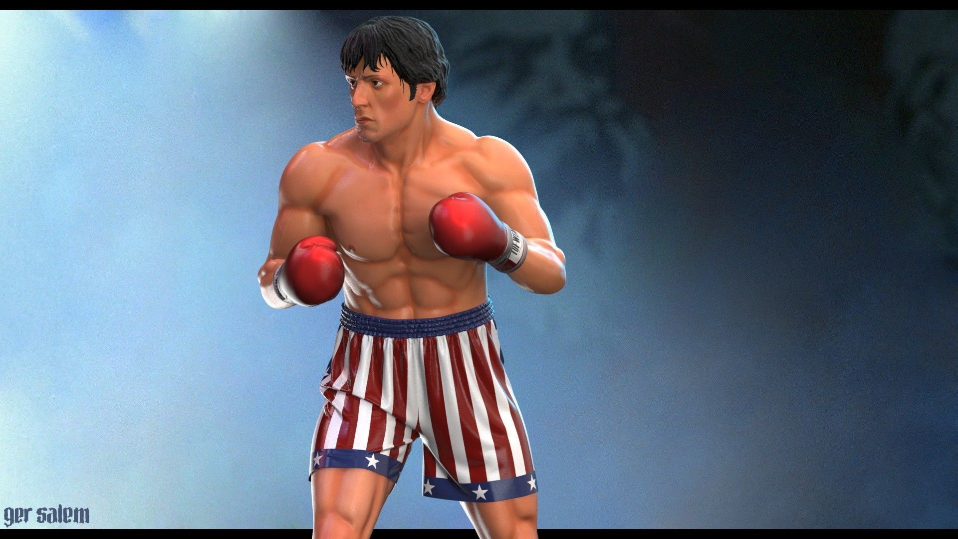 Rocky IV  3D print model_15