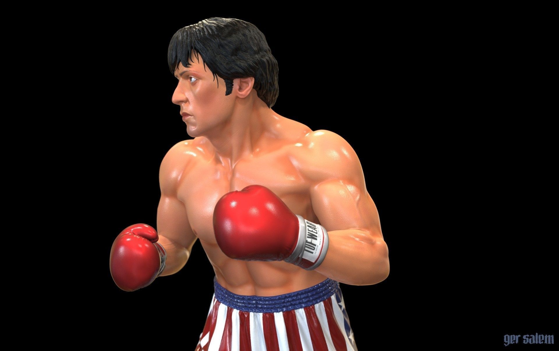 Rocky IV  3D print model_17