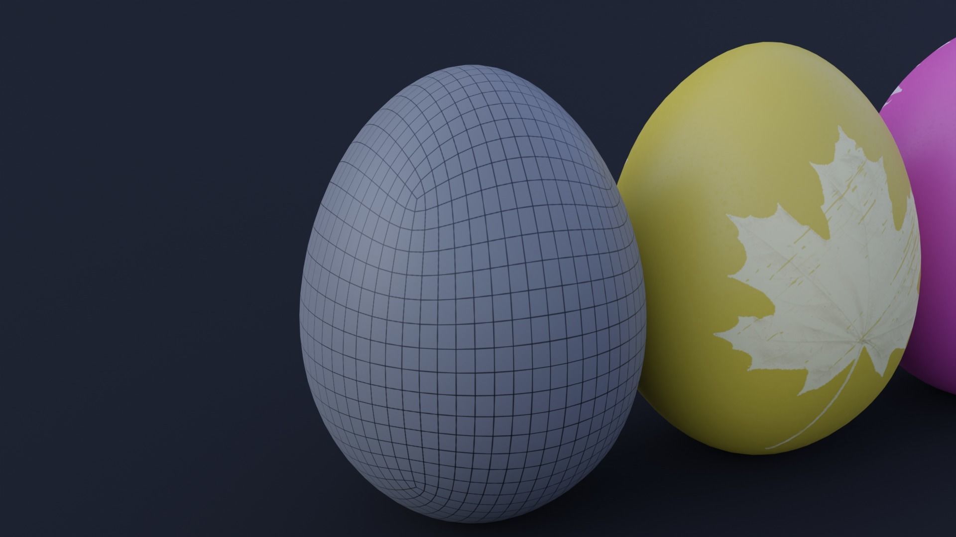 Easter Egg with Herb Print 3D model_9