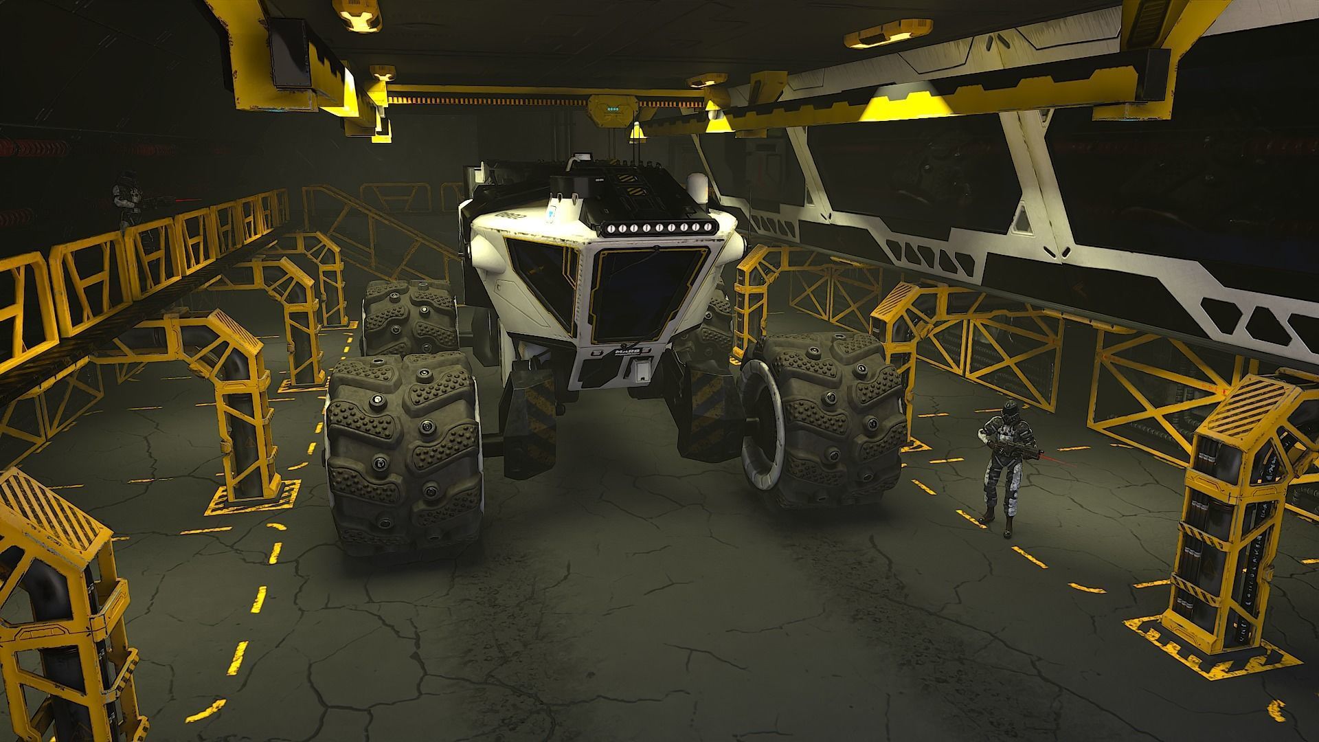 Sci-Fi Hangars Low-poly 3D model Low-poly 3D model_18