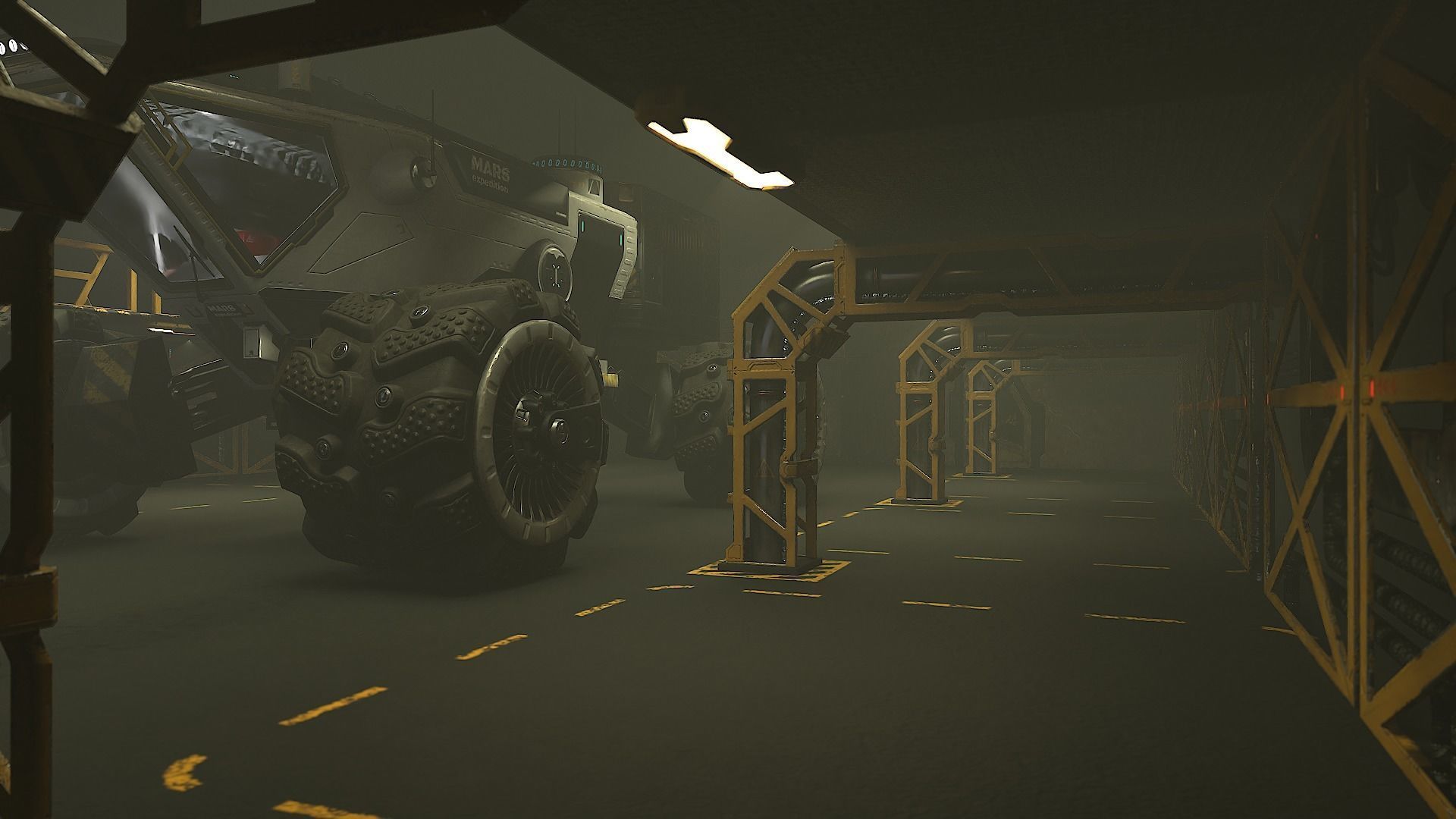 Sci-Fi Hangars Low-poly 3D model Low-poly 3D model_19