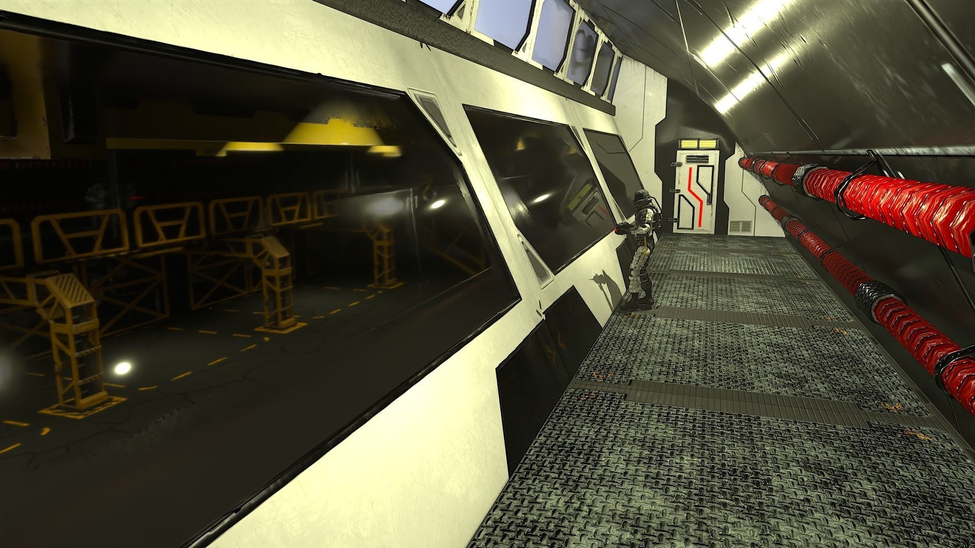 Sci-Fi Hangars Low-poly 3D model Low-poly 3D model_13