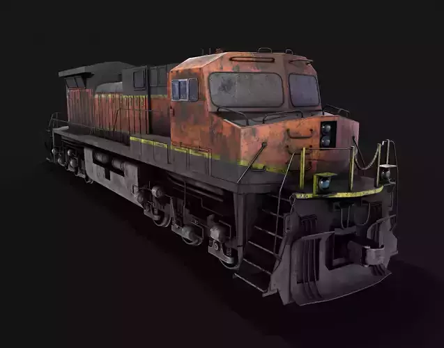 Train locomotive - locomotive 3D model